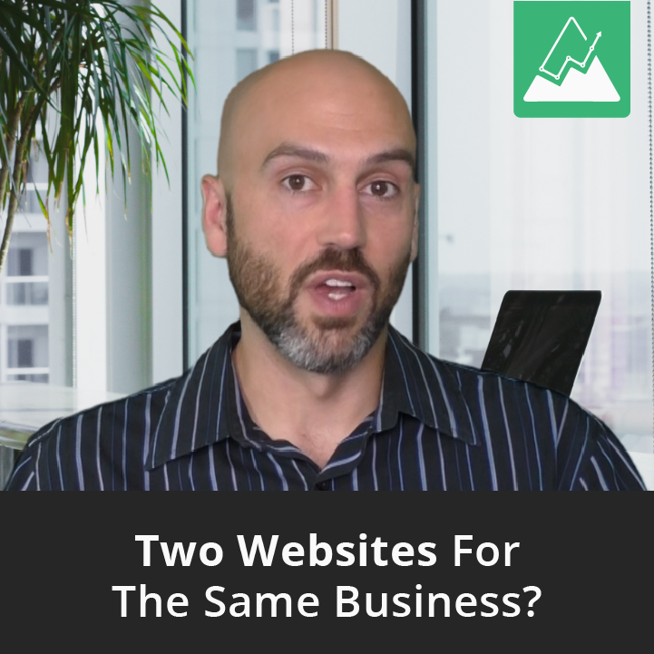 Prospect Genius | The Problem With Having Two Websites For Your Business